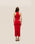 ABITO IVY IN MAGLIA ROSSO SHIFT