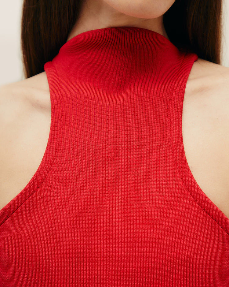 ABITO IVY IN MAGLIA ROSSO SHIFT
