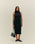 Vestido negro de cuello alto