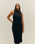 Vestido negro de cuello alto