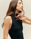 HIGH NECK DRESS BLACK