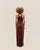 ANA DRESS. BRAUNA BROWN