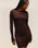 JANE KNIT DRESS, BROWN