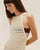 PIPA KNIT DRESS. IVORY