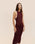 PIA KNIT DRESS IN MARSALA