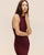 PIA KNIT DRESS IN MARSALA