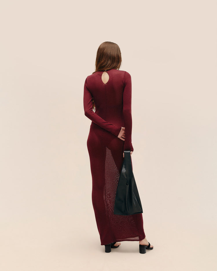 MARSALA KNIT DRESS