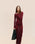 MARSALA KNIT DRESS