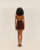 BRAUNA BROWN KNIT PIPA DRESS