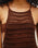 BRAUNA BROWN KNIT PIPA DRESS