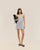 COUCOU KNIT DRESS BARDI BLUE