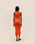 ROBE EN MAILLE PIA ORANGE MANDARINE