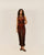 ROBE EN MAILLE LIA BRAUNA MARRON