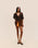 FLORA KNIT DRESS BRAUNA BROWN