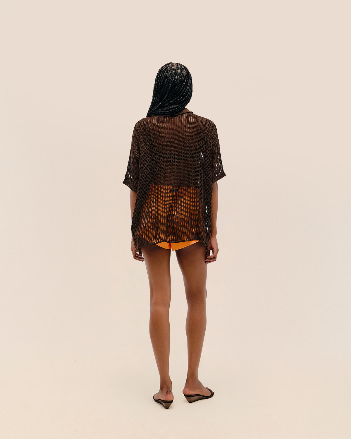 FLORA KNIT DRESS BRAUNA BROWN