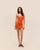 MINI ISLA KNIT DRESS MANDARINA ORANGE