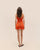 MINI ISLA KNIT DRESS MANDARINA ORANGE