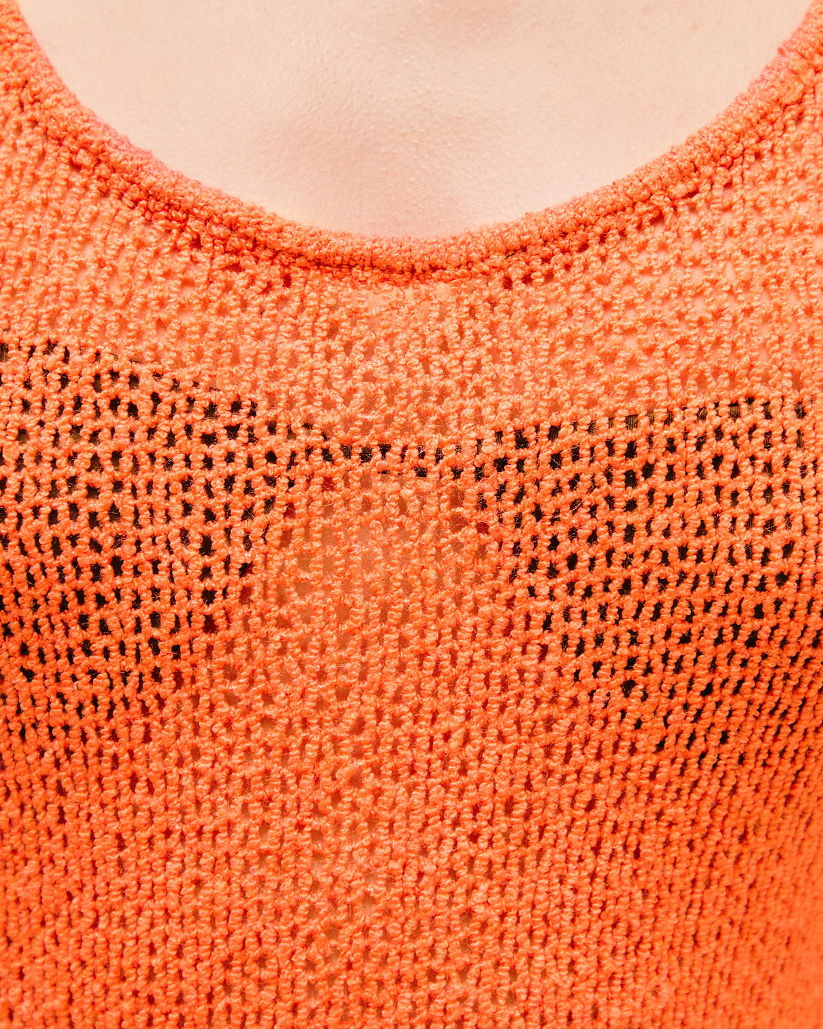 MINI ISLA KNIT DRESS MANDARINA ORANGE