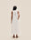 ROBE À DÉCOUPES OFF-WHITE