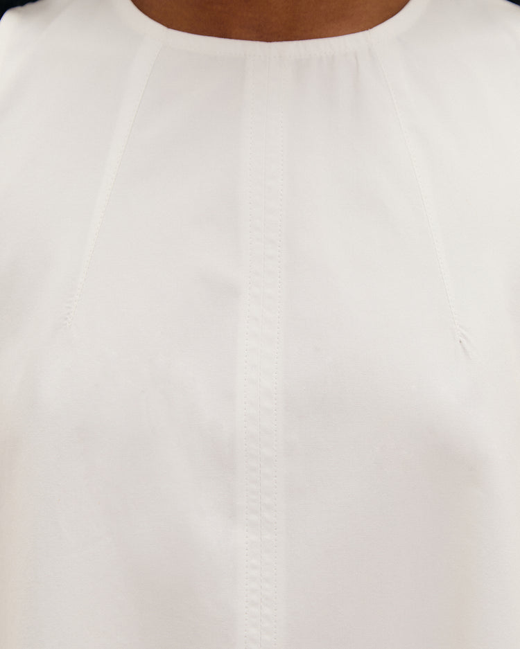 ROBE À DÉCOUPES OFF-WHITE