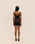 MINI ISLA KNIT DRESS BRAUNA BROWN