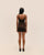 MINI ISLA KNIT DRESS BRAUNA BROWN