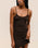 MINI ISLA KNIT DRESS BRAUNA BROWN