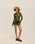VESTIDO AMELIA TRICOT OLIVE GREEN