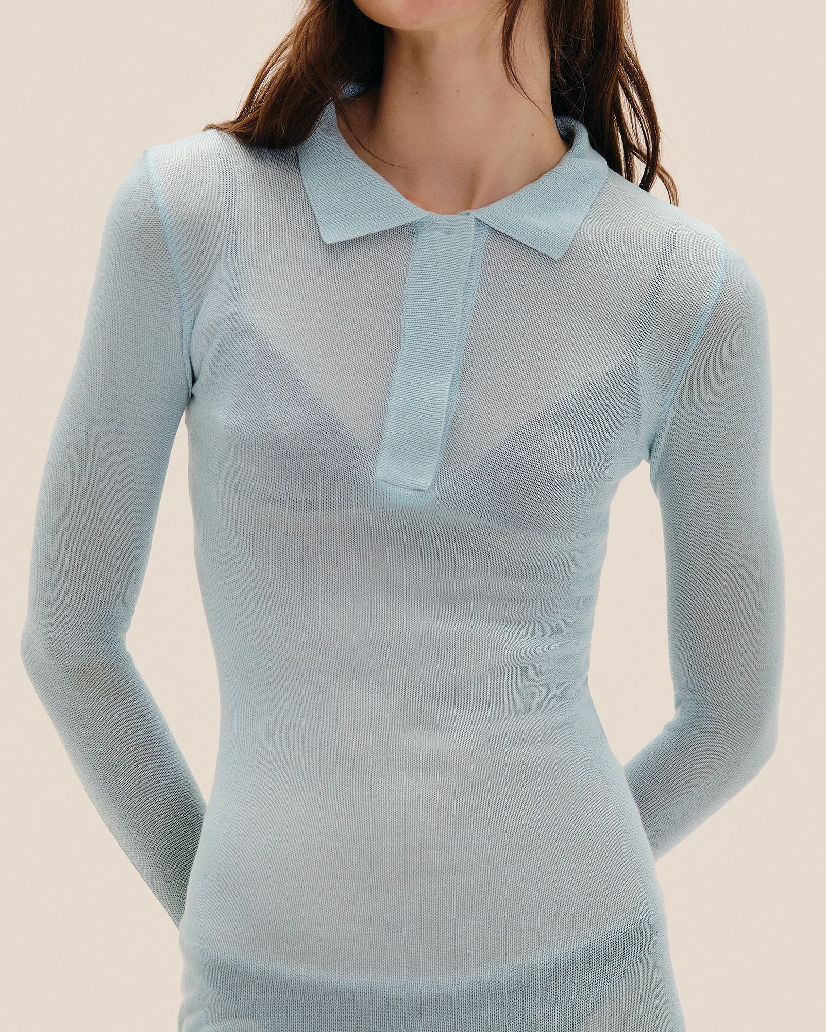 AMELIA KNIT DRESS BARDI BLUE
