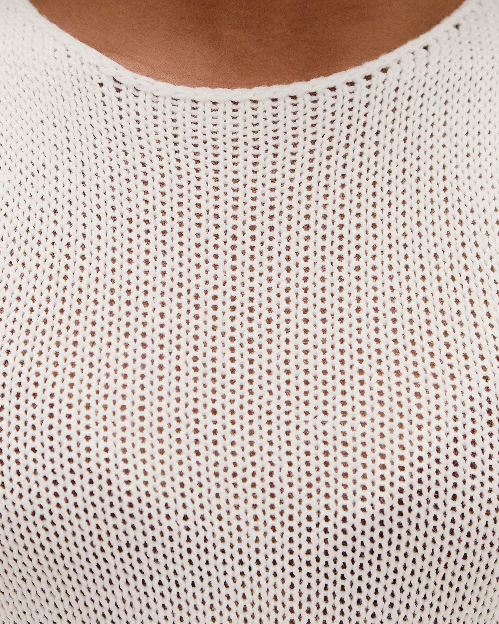 LIZA KNIT DRESS OFF-WHITE