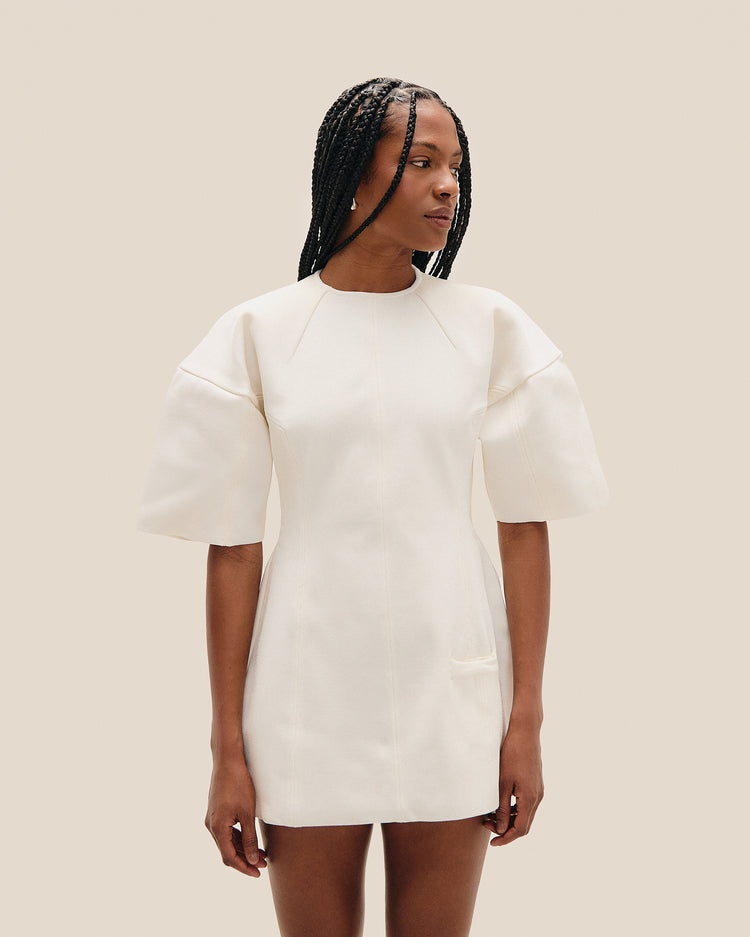 ROBE EN TRICOT HANNAH BLANC CASÉ