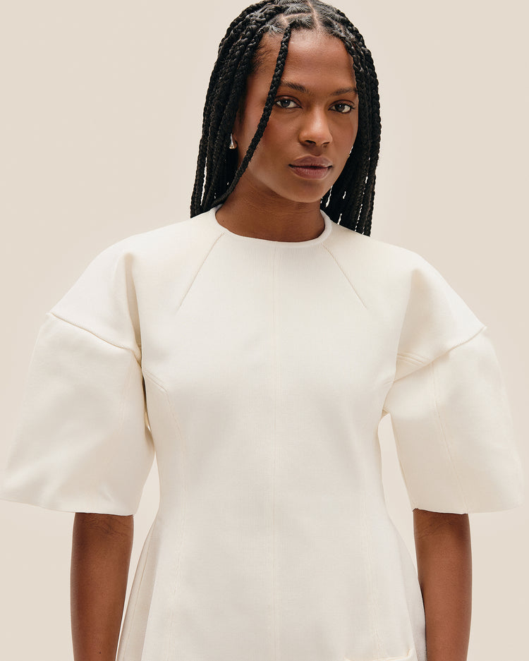 ROBE EN TRICOT HANNAH BLANC CASÉ