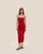 ABITO IN MAGLIA MIDI IVANA ROSSO
