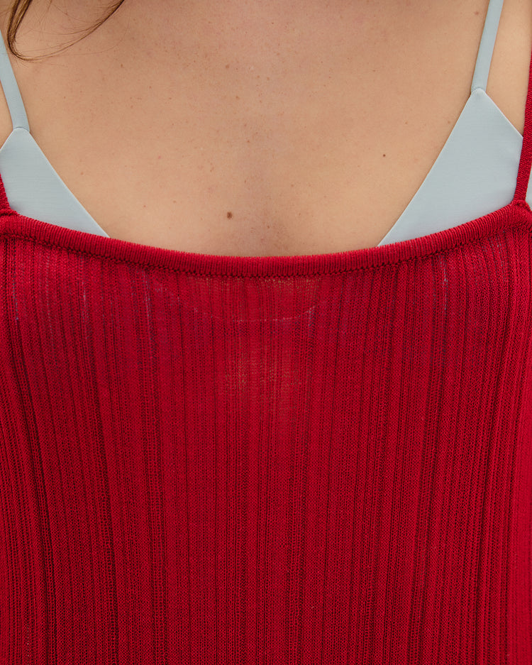 ABITO IN MAGLIA MIDI IVANA ROSSO