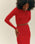 GONNA IN MAGLIA RAQUEL ROSSA