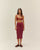 JULIANA SKIRT BORDEAUX