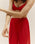 JUPE EN SOIE NATALIA ROUGE