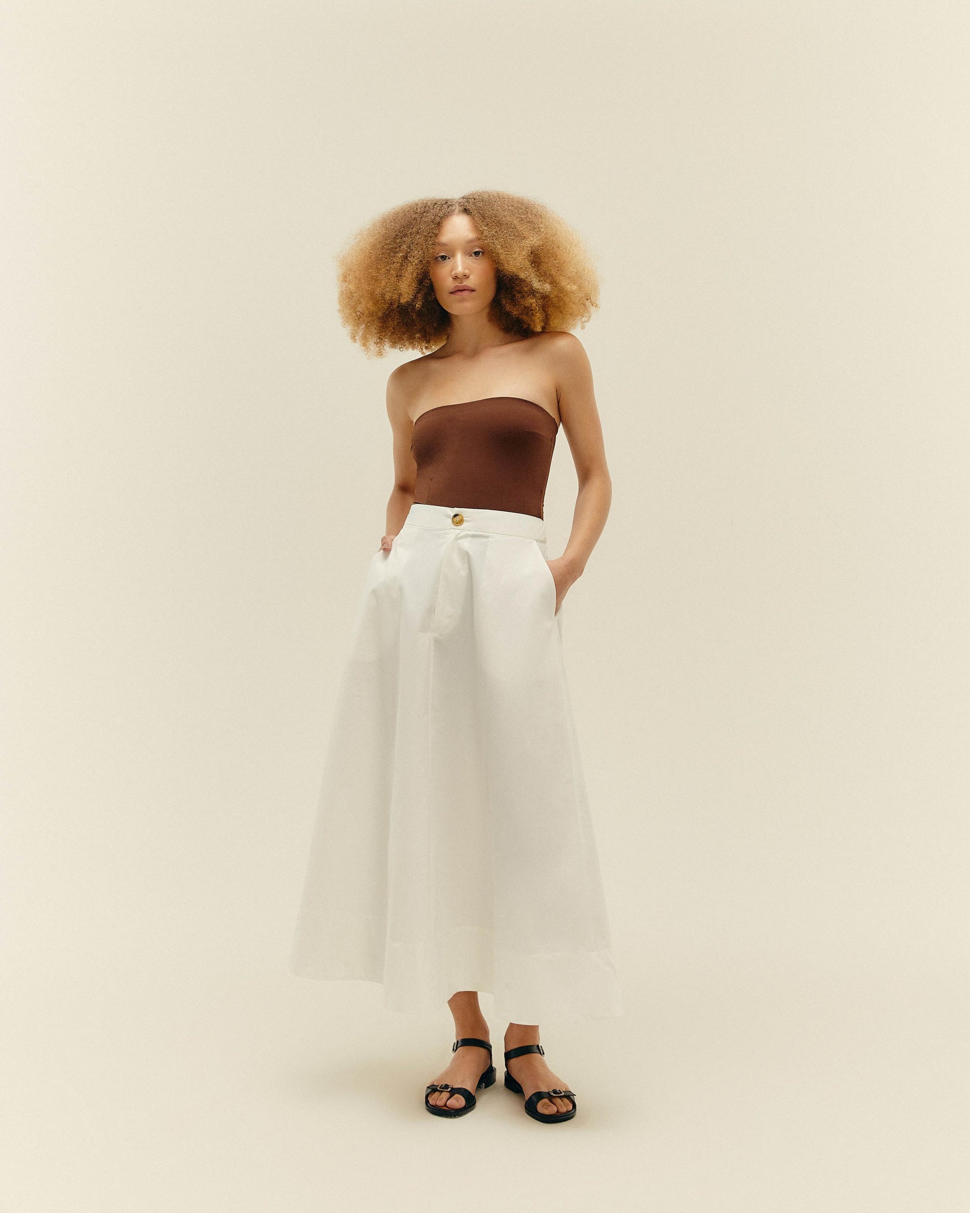 MARIA SKIRT OFF-WHITE
