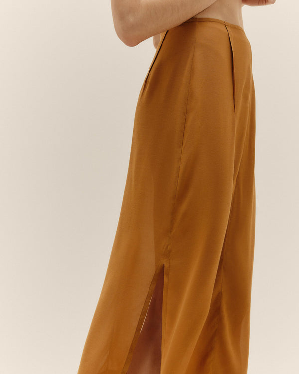 SKIRT NATALIA CARAMEL