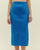 KNIT TINA SKIRT RIO BLUE