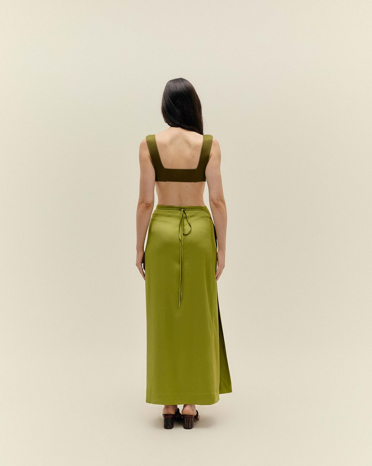 LUD SKIRT SEED GREEN