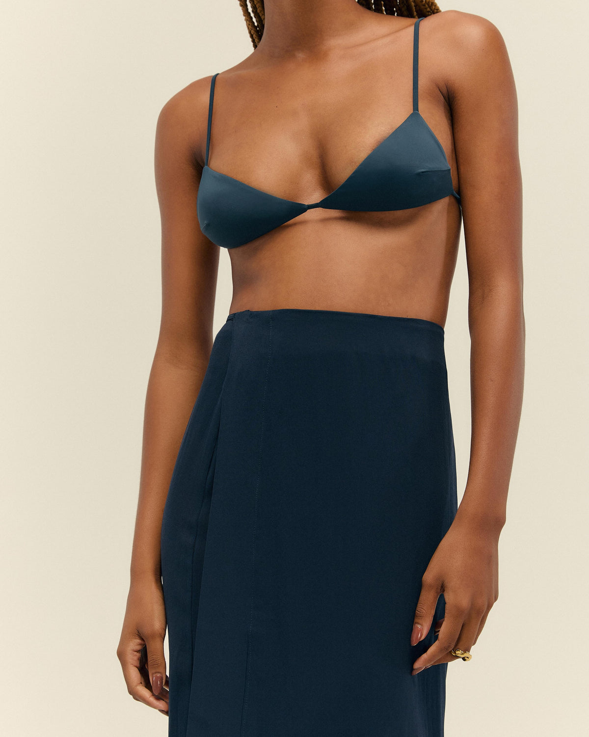 LUD SKIRT DEEP BLUE