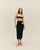 KNIT PERLIN SKIRT BLACK
