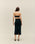 KNIT PERLIN SKIRT BLACK