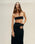 KNIT PERLIN SKIRT BLACK