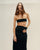 KNIT PERLIN SKIRT BLACK