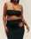 KNIT PERLIN SKIRT BLACK