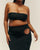 KNIT PERLIN SKIRT BLACK