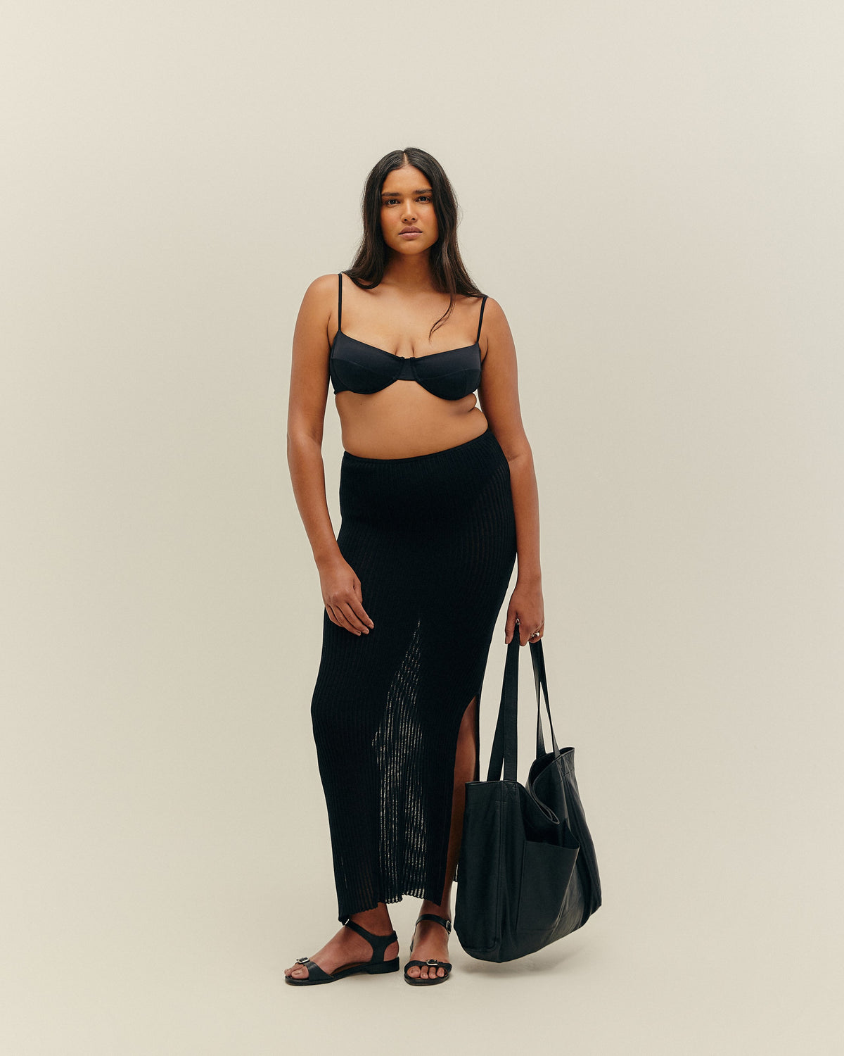 KNIT MAH SKIRT BLACK