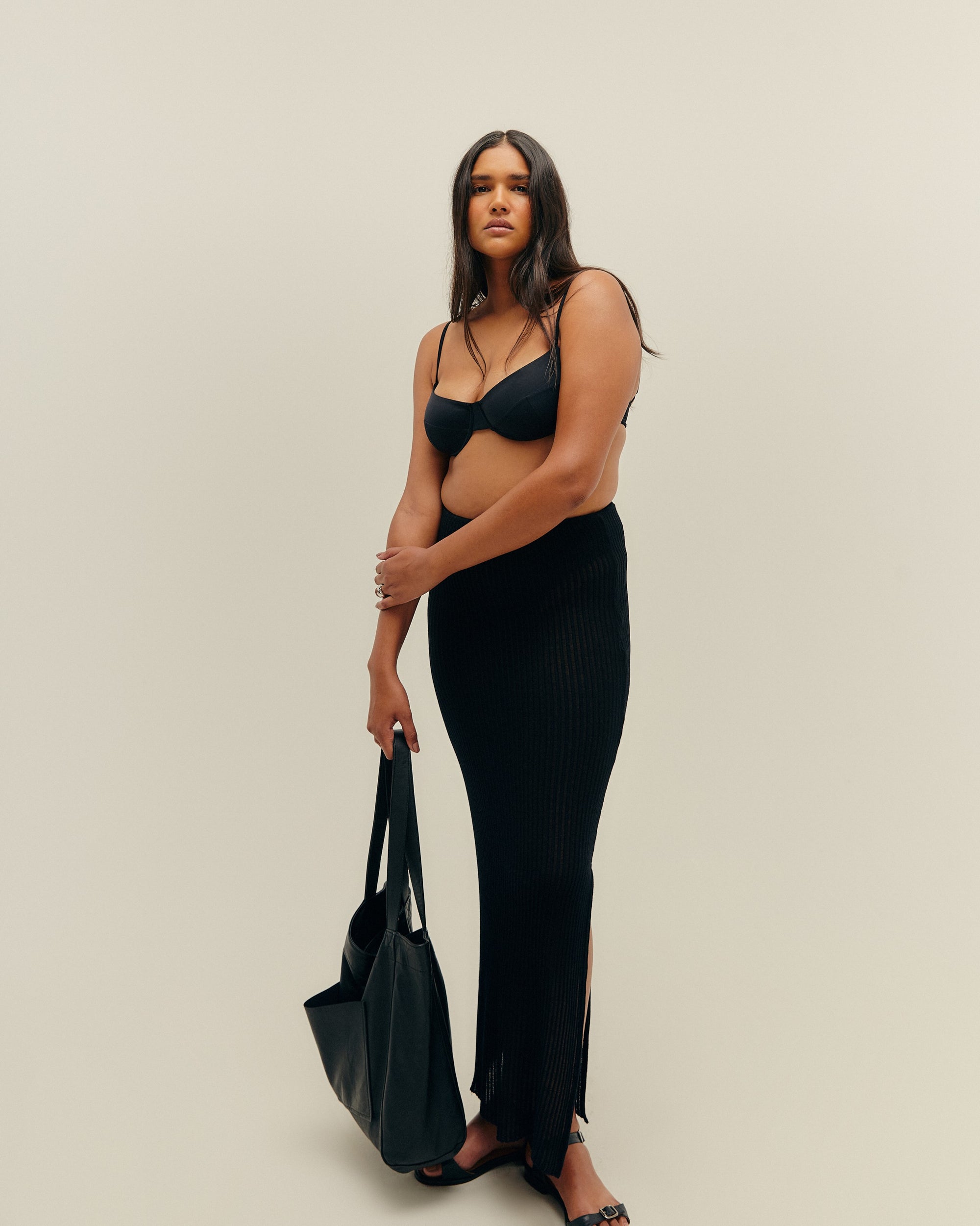 KNIT MAH SKIRT BLACK